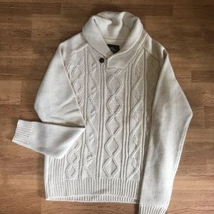 Men’s cable knit sweater Cedar Wood State